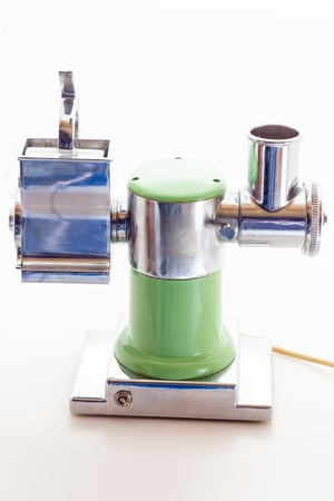 Electric  meat grinder kitchen vintageの写真素材