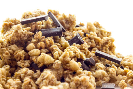 Cereals with chocolateの写真素材
