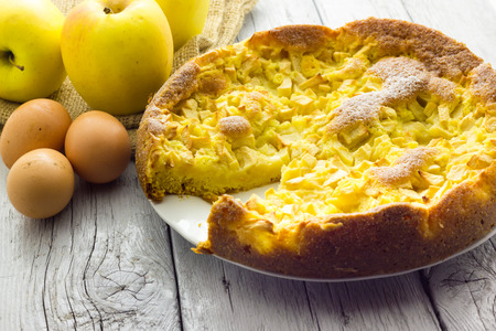 Apple pieの写真素材