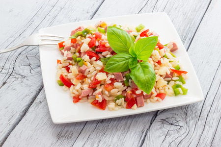 Rice saladの写真素材