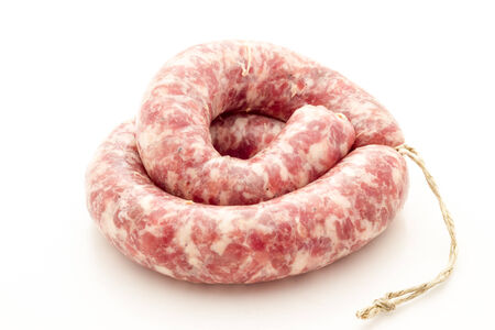 homemade sausageの写真素材