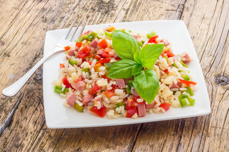 Rice saladの写真素材