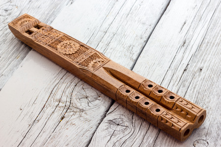 Flute double barreledの写真素材