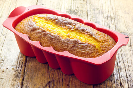 Orange Plumcake home madeの写真素材