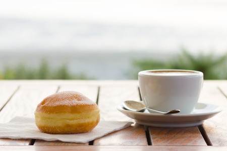 Breakfast on the beachの写真素材