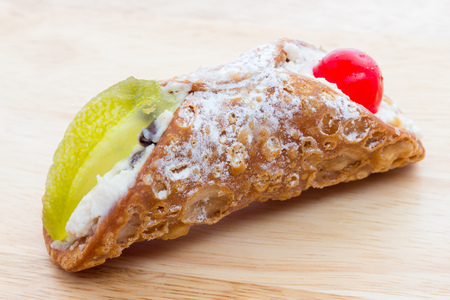 Sicilian cannoli from Italyの写真素材