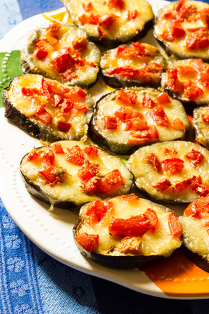 eggplant alla pizzaiolaの写真素材