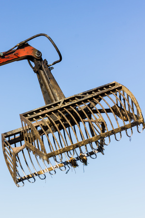 Baskets hydraulic beetsの写真素材