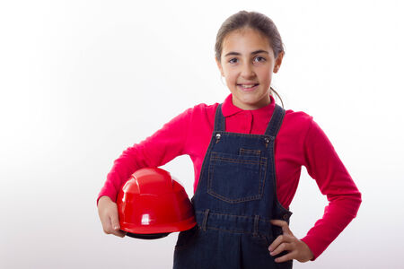 girl with helmetのeditorial素材