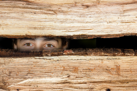 Secret lookの写真素材