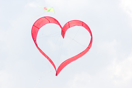 Beautiful kites in a kite festivalの写真素材