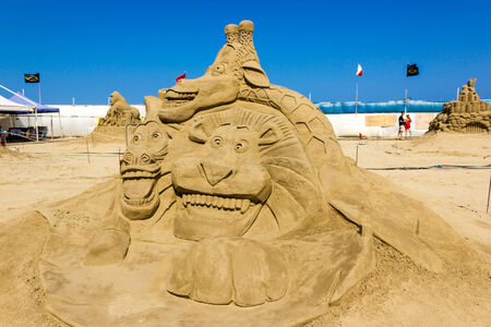 Sand sculpturesの写真素材