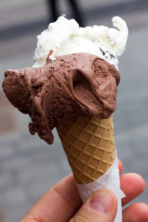 ice cream coneの写真素材