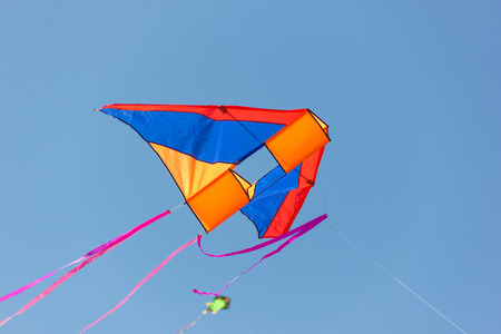 Beautiful kites in a kite festivalの写真素材