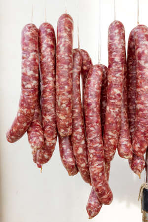 fresh sausageの写真素材