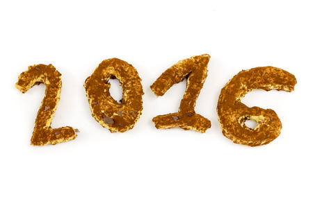 2016 New year cookieの写真素材