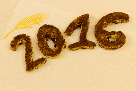 2016 New year cookieの写真素材