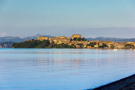 Capodimonte City Lazio Italyの写真素材