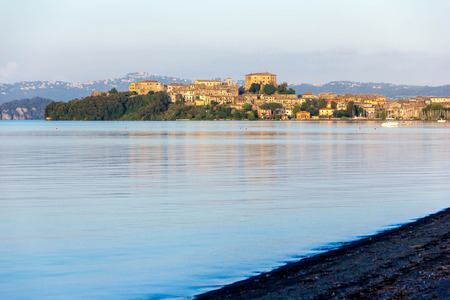 Capodimonte City Lazio Italyの写真素材