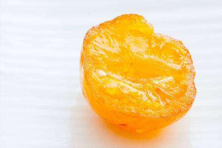 Mandarin candied clementinesの写真素材