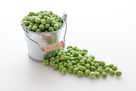 Bunch of biologic delicious green peasの写真素材