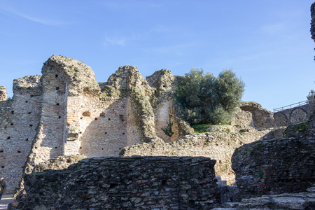 Sirmione terme of catulloの写真素材