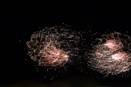 Fantasy of fireworksの写真素材