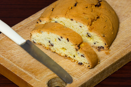 Doughnut with chocolate flakesの写真素材