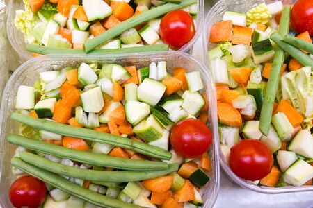 Mixed vegetables for vegetable soup