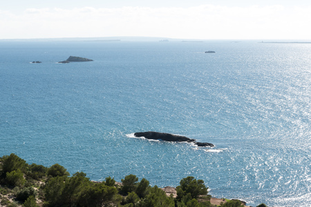 Eivissa views in Ibizaの写真素材