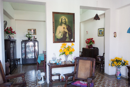 Interior of Cuba houseの写真素材