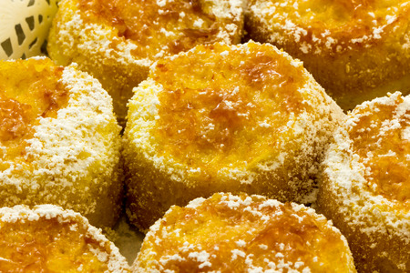 Sweet donuts with jam