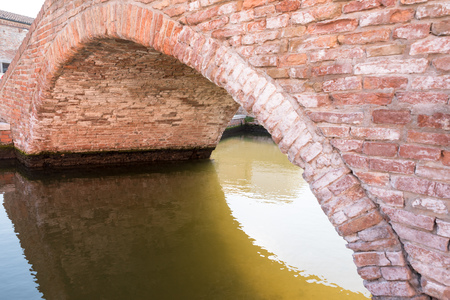 City of Comacchio in Italyの写真素材