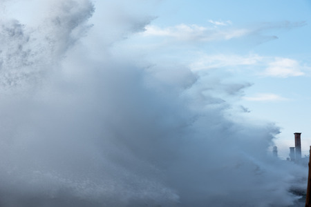 Great wave of water