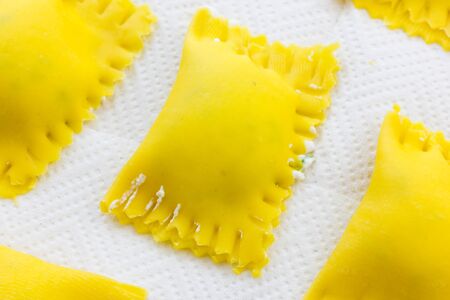 Italian tasty stuffed Ravioli