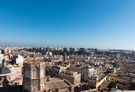 Lovely Typical buildings in Valenciaの写真素材