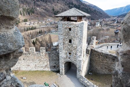 Castle of Ossana Trentinoの写真素材