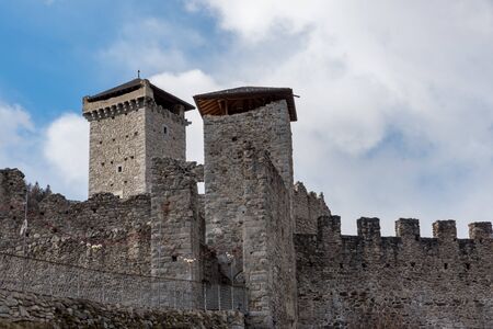 Castle of Ossana Trentinoの写真素材