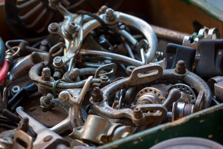 Vintage hardware at a flea marketの写真素材