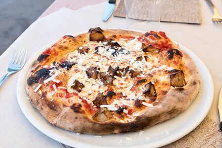 Pizza  "Norma" tasteの写真素材