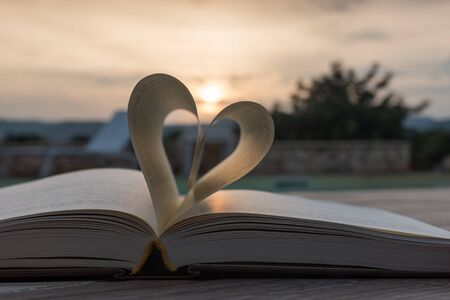 Love readings of the eveningの写真素材