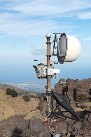 Etna landscape Catania Sicily Italyの写真素材
