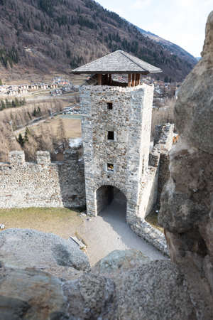 Castle of Ossana Trentinoのeditorial素材