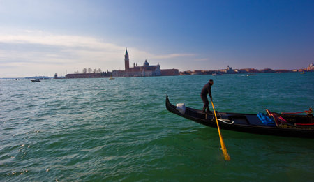 view from san marco placen in veniceの写真素材