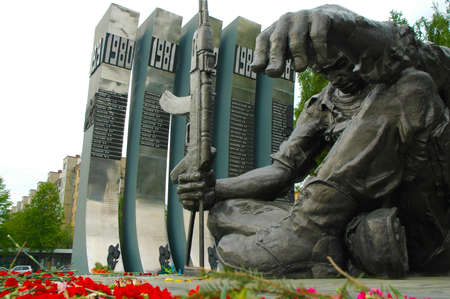 Russian monument Afghan warのeditorial素材