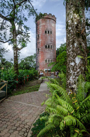 Yokahu observatiry tower puerto ricoの写真素材