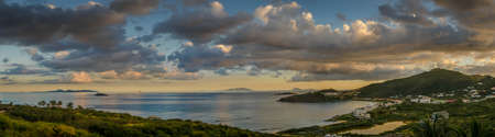 islands at sundown