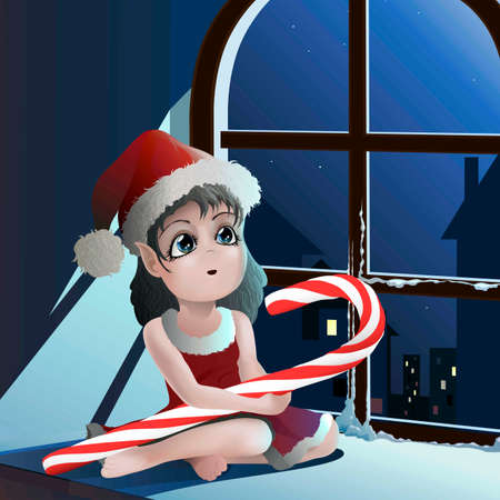 Cristmas elfのイラスト素材