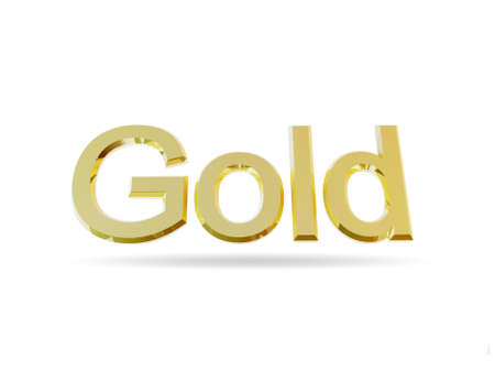 gold textの写真素材