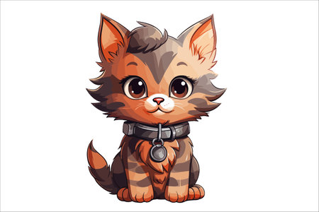 Cat. Vector illustration for T-shirt designsのイラスト素材